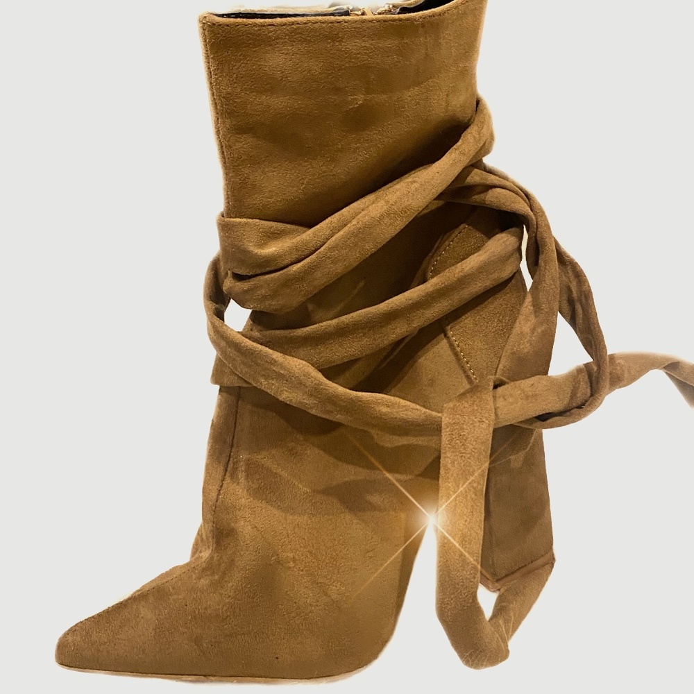 *Tie Up Heel Bootie*